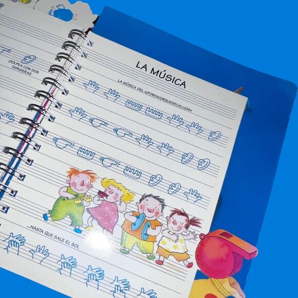 2 Vintage Spanish Editions Con las manos & Con papal Activity Hardcover Books - Picture 7 of 8